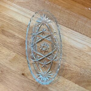 Elegant Clear Glass Serving Tray